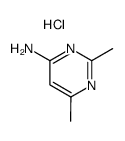 4-amino-2,6-dimethylpyrimidine hydrochloride结构式