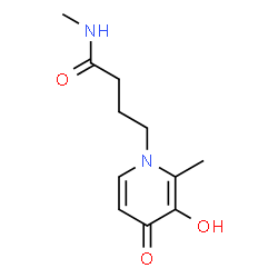 1(4H)-Pyridinebutanamide, 3-hydroxy-N,2-dimethyl-4-oxo- (9CI)结构式