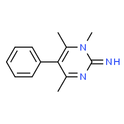 Pyrimidine, 1,2-dihydro-2-imino-1,4,6-trimethyl-5-phenyl- (8CI) structure