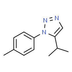 1H-1,2,3-Triazole,5-(1-methylethyl)-1-(4-methylphenyl)-(9CI)结构式