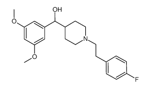 α-(3,5-dimethoxyphenyl)-1-[2-(4-fluorophenyl)ethyl]-4-piperidine methanol结构式