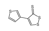 4-thiophen-3-yldithiole-3-thione结构式