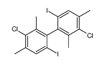 4-chloro-2-(3-chloro-6-iodo-2,4-dimethylphenyl)-1-iodo-3,5-dimethylbenzene结构式