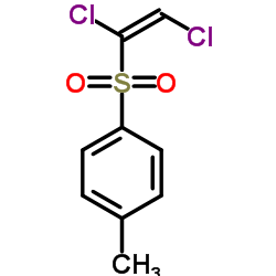 (E)-1,2-Dichlorovinyl 4-methylphenyl sulfone结构式