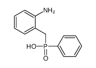 (2-aminophenyl)methyl-phenylphosphinic acid Structure