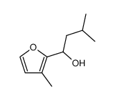 3-methyl-1-(3-methyl-2-furyl)-1-butanol结构式