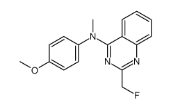 2-(fluoromethyl)-N-(4-methoxyphenyl)-N-methylquinazolin-4-amine Structure