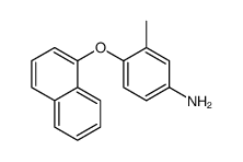 3-methyl-4-naphthalen-1-yloxyaniline结构式