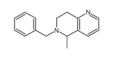 6-benzyl-5-methyl-5,6,7,8-tetrahydro-1,6-naphthyridine结构式