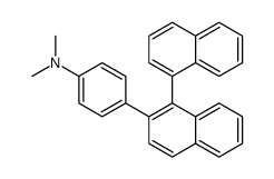 N,N-dimethyl-4-(1-naphthalen-1-ylnaphthalen-2-yl)aniline Structure