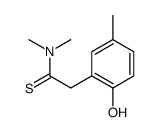 Benzeneethanethioamide,2-hydroxy-N,N,5-trimethyl-结构式