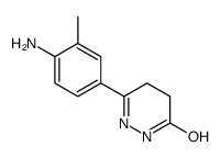 3-(4-amino-3-methylphenyl)-4,5-dihydro-1H-pyridazin-6-one结构式