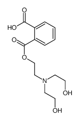 [2-[bis(2-hydroxyethyl)amino]ethyl] hydrogen phthalate结构式