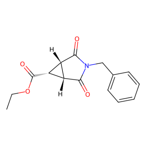 3-苄基-3-氮杂-双环[3.1.0]己烷-6-羧酸乙酯结构式