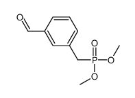 Dimethyl (3-formylbenzyl)phosphonate Structure