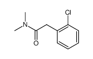 2-Chlor-phenylessigsaeure-dimethylamid结构式