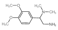 N-[2-AMINO-1-(3,4-DIMETHOXYPHENYL)ETHYL]-N,N-DIMETHYLAMINE structure