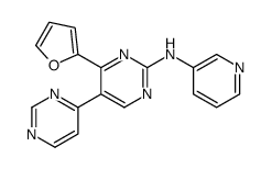(4-呋喃-2-基-[4,5]双嘧啶-2-基)-吡啶-3-胺结构式
