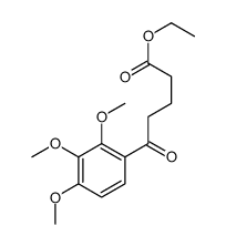 ETHYL 5-(2,3,4-TRIMETHOXYPHENYL)-5-OXOVALERATE Structure