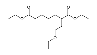 2-(2-ethoxy-ethyl)-heptanedioic acid diethyl ester结构式