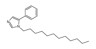 1-dodecyl-5-phenylimidazole结构式