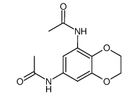 1,4-Benzodioxan,5,7-diacetamido- (5CI)结构式