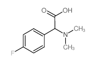 Dimethylamino-(4-fluoro-phenyl)-acetic acid structure