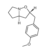 trans-2,3,3a,4,5,6-hexahydro-2-(4-methoxybenzyl)pyrrolo-(1,2-b)isoxazole Structure