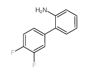 3',4'-二氟[1,1'-联苯]-2-氨结构式