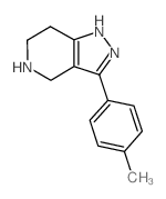 3-(4-Methylphenyl)-4,5,6,7-tetrahydro-1H-pyrazolo[4,3-c]pyridine structure