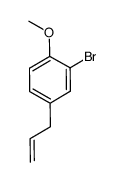 5-allyl-2-methoxybromobenzene Structure