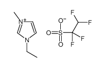 1-Ethyl-3-methylimidazolium 1,1,2,2-tetrafluoroethanesulfonate structure