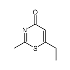 6-ethyl-2-methyl-1,3-thiazin-4-one结构式