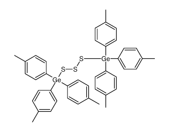 tris(4-methylphenyl)-[tris(4-methylphenyl)germyltrisulfanyl]germane Structure