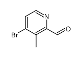 4-bromo-3-methylpicolinaldehyde结构式
