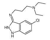 N-(5-chloro-1H-indazol-3-yl)-N',N'-diethylpropane-1,3-diamine Structure