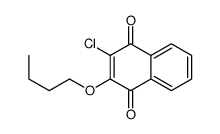 2-butoxy-3-chloronaphthalene-1,4-dione结构式