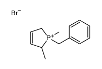 1-benzyl-1,2-dimethyl-2,5-dihydrophosphol-1-ium,bromide Structure