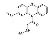 1-(2-acetylphenothiazin-10-yl)-2-hydrazinylethanone结构式