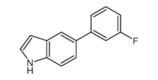 5-(3-Fluorophenyl)-1H-indole Structure