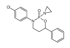 2-Aziridin-1-yl-3-(4-chloro-phenyl)-6-phenyl-[1,3,2]oxazaphosphinane 2-oxide Structure