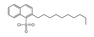 2-decylnaphthalene-1-sulfonyl chloride Structure