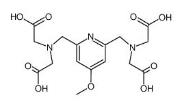 4-Methoxy-2,6-pyridinbis(methylamin)-N,N,N',N'-tetraessigsaeure Structure