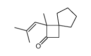 3-methyl-3-(2-methylprop-1-enyl)spiro[3.4]octan-2-one结构式