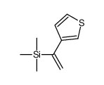 trimethyl(1-thiophen-3-ylethenyl)silane结构式