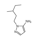 2-(3-methylpentyl)pyrazol-3-amine结构式