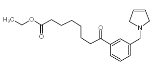 ETHYL 8-OXO-8-[3-(3-PYRROLINOMETHYL)PHENYL]OCTANOATE structure