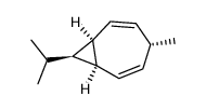 Bicyclo[5.1.0]octa-2,5-diene, 4-methyl-8-(1-methylethyl)-, (1alpha,4alpha,7alpha,8ba)- (9CI) Structure