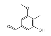 3-hydroxy-5-methoxy-4-methylbenzaldehyde Structure