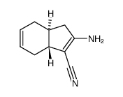 Indene-3-carbonitrile,2-amino-3a,4,7,7a-tetrahydro- (7CI) Structure
